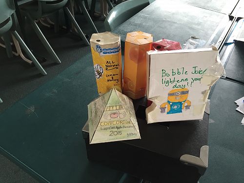 The winning designs as voted for by Tahuna staff members