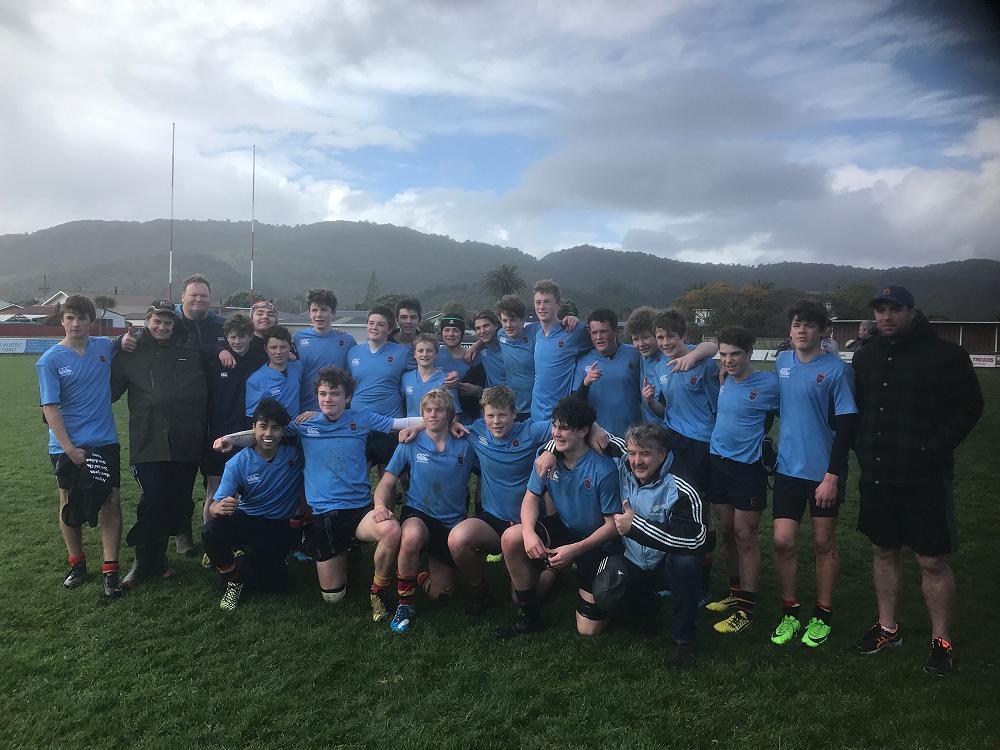 U15 Rugby Champions Greymouth 2017