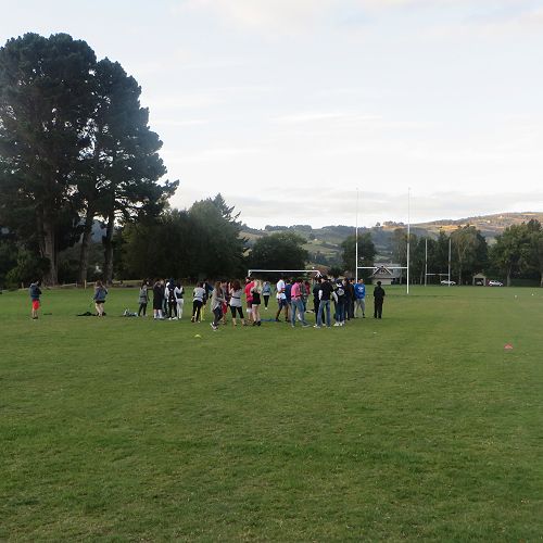 A game of long-ball is about to begin