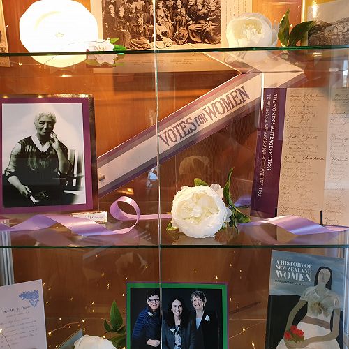 'Are we there yet?' McGlashan Wāhine - Suffrage exhibition