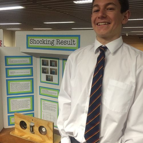 Hamish Robinson at the Otago Science Fair