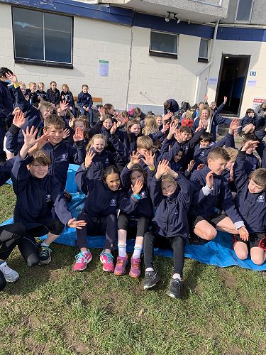 Hills Cluster cross country team