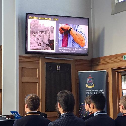 New Zealand Holocaust Centre Visit to John McGlashan College