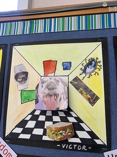 Room 1 Salvador Dali inspired art 