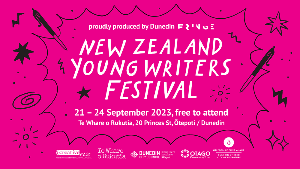 Have you booked your tickets for the New Zealand Young Writers Festival?