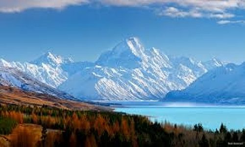 Lake Pukaki in Autumn | with Mount Cook in the background 