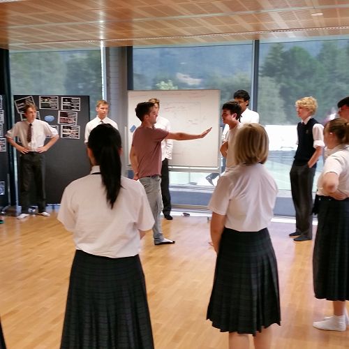 The Ugly Shakespeare Company - drama workshop with the Year 13 class