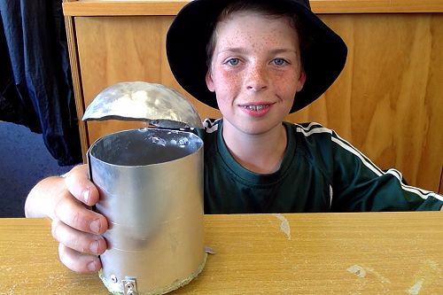 "Now, will this hold my fruit juice......"