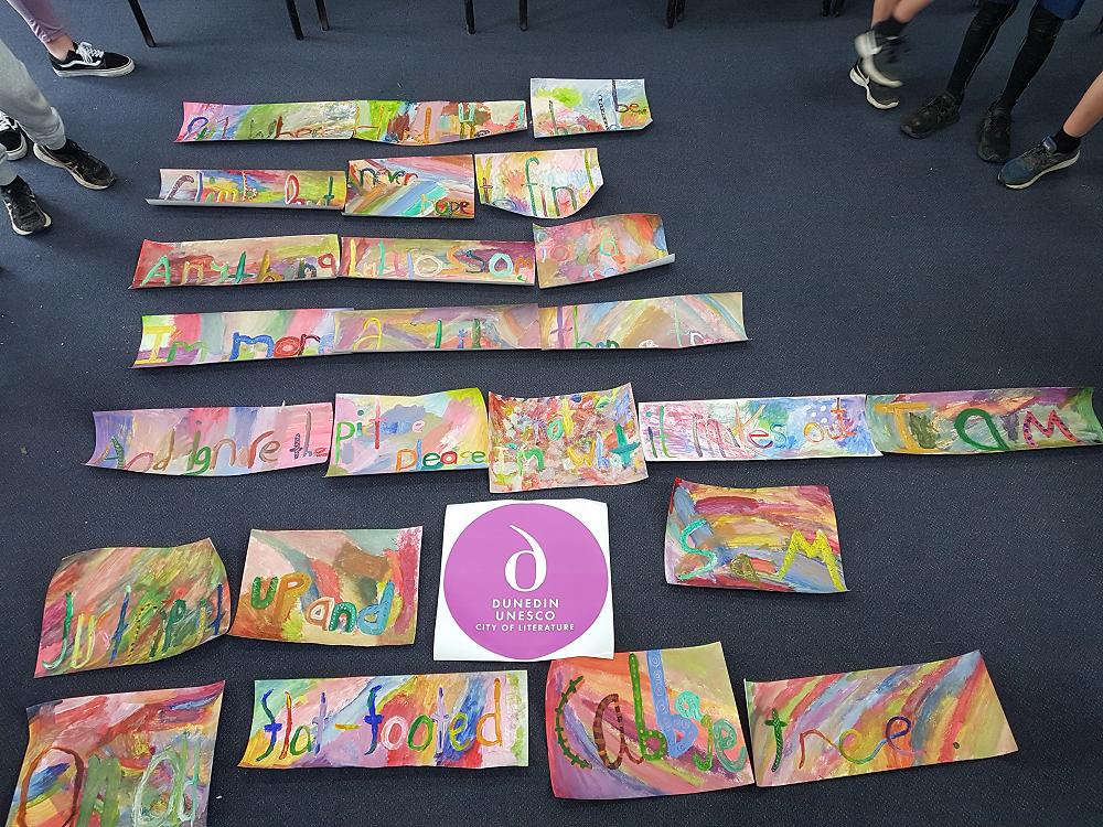 Painted Poems at Portobello School