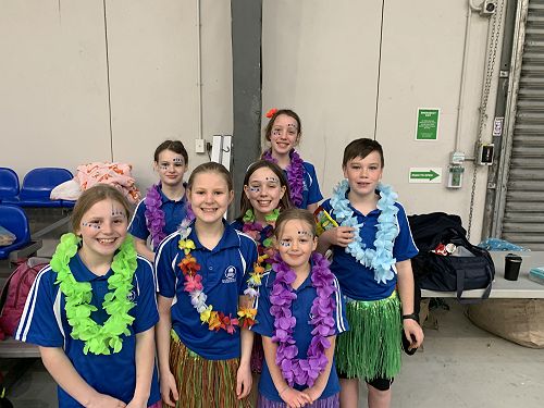 Some of the netball team played at the netty fun day at the Edgar Centre this week.