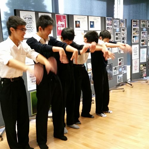 Ichikawa visit 2017. Enjoying a spot of 'drama'! 