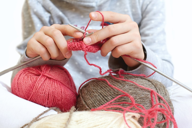 Knitting and Construction in Room 2