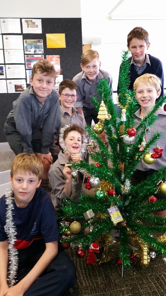 Santas elves help out in the Library