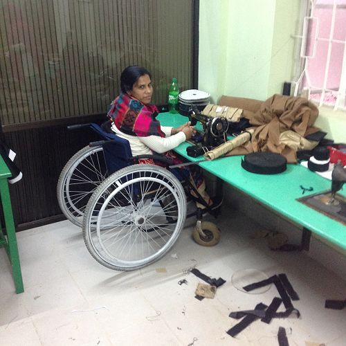 Patients are rehabilitated by learning a skill. C