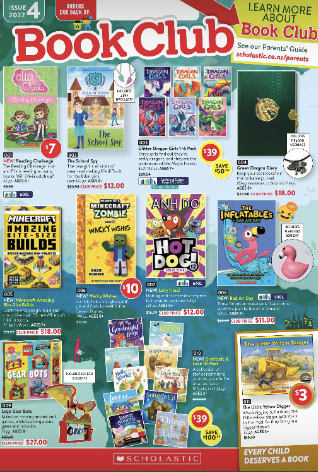 Issue 4 Scholastic Book Club 2022