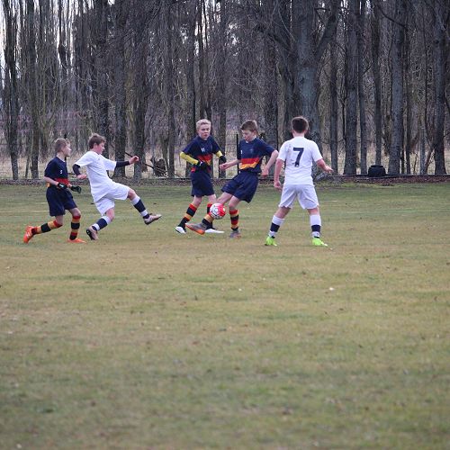 Waihi Football match. A good game that McGlashan were very dominant in. Final score 10-1 to McGlashan.
