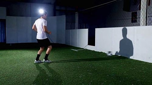 Soccer Passing Drill: Different passing drills to do with a wall.
