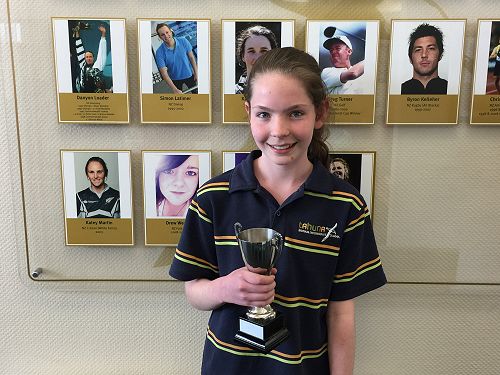 Hutton Trophy for Extra Curricular - Tamara Freeland